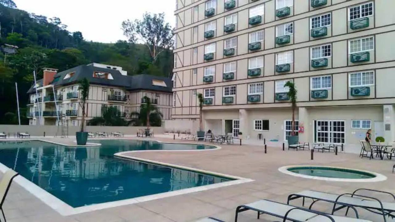 Estudio Itaipava - Granja Brasil - Flat Luxo 419 - Com Piscina Петрополис Экстерьер фото