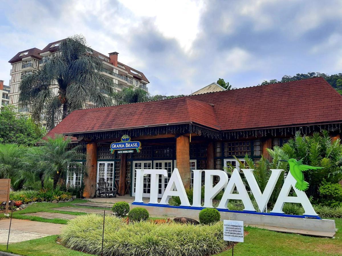 Estudio Itaipava - Granja Brasil - Flat Luxo 419 - Com Piscina Петрополис Экстерьер фото