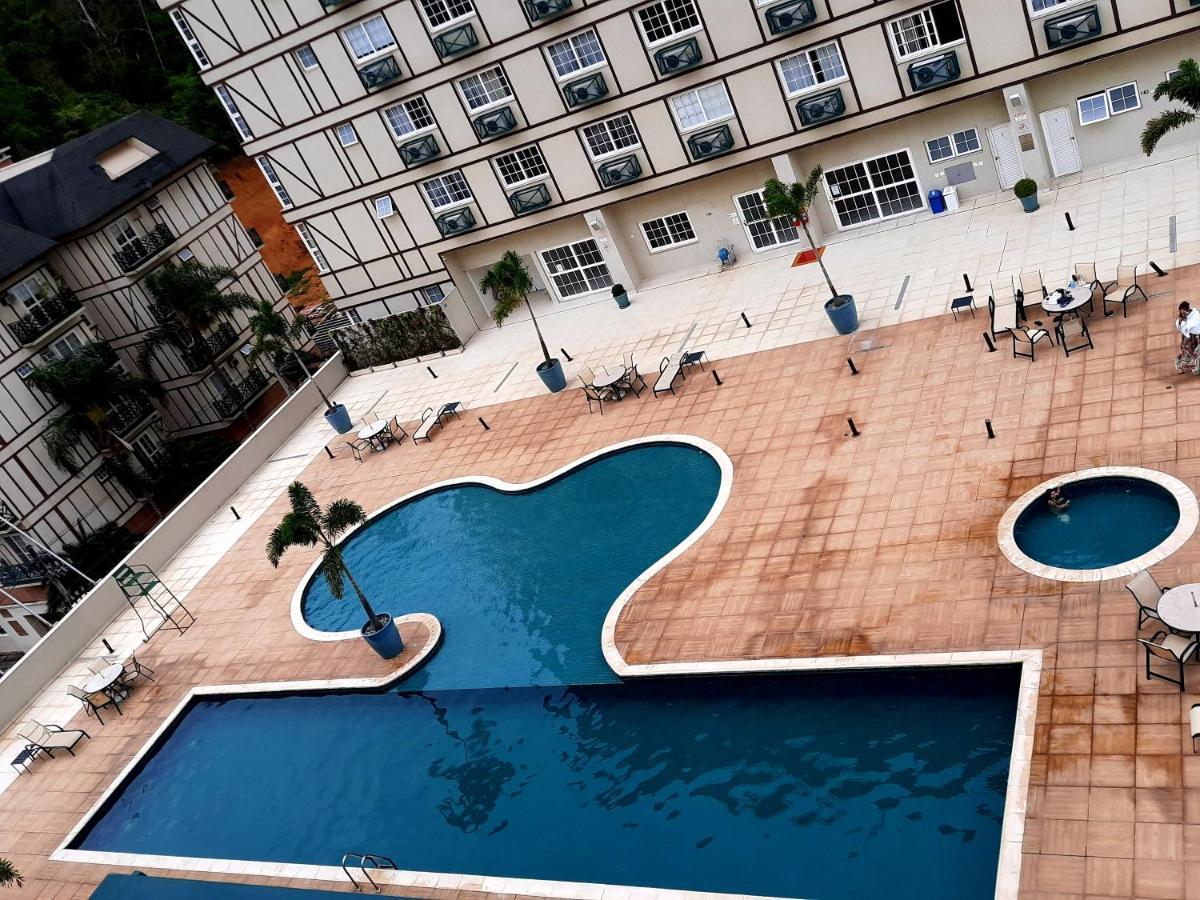 Estudio Itaipava - Granja Brasil - Flat Luxo 419 - Com Piscina Петрополис Экстерьер фото