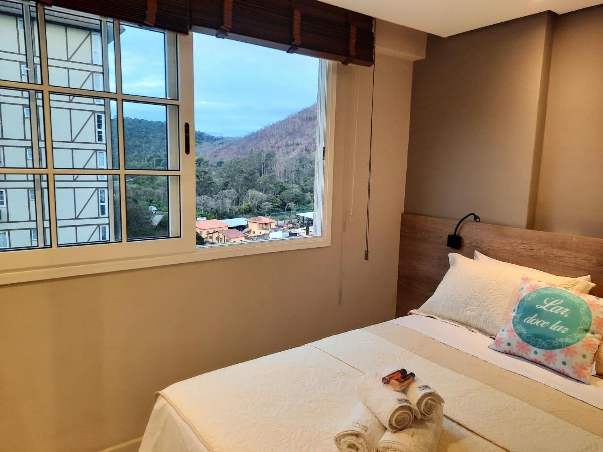 Estudio Itaipava - Granja Brasil - Flat Luxo 419 - Com Piscina Петрополис Экстерьер фото