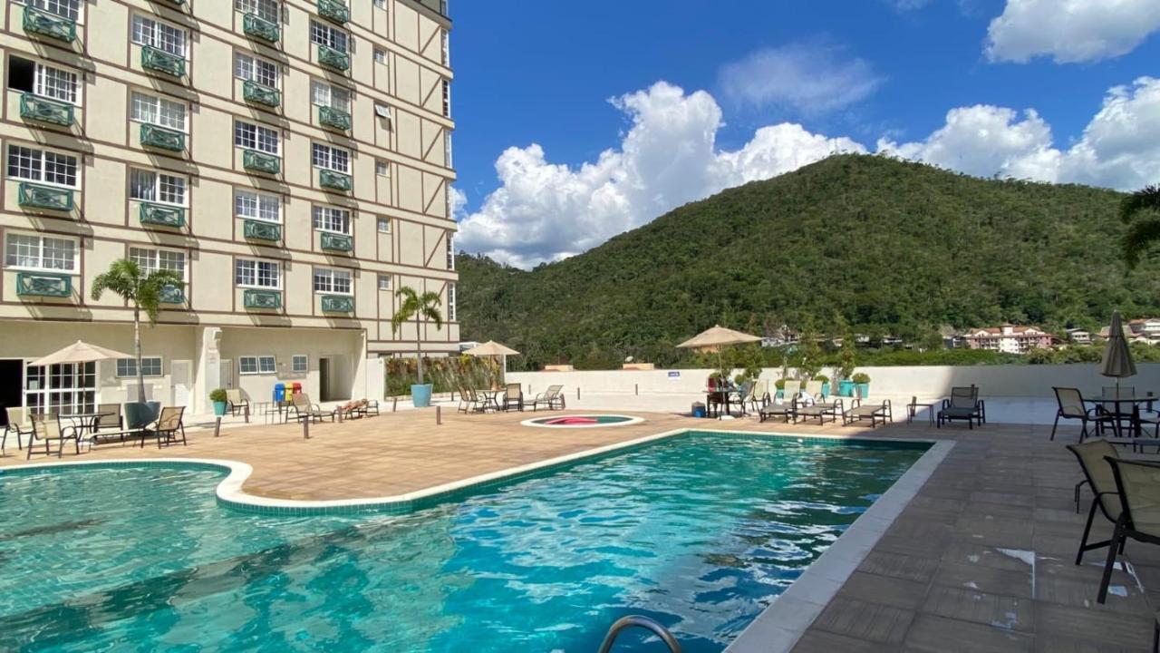 Estudio Itaipava - Granja Brasil - Flat Luxo 419 - Com Piscina Петрополис Экстерьер фото