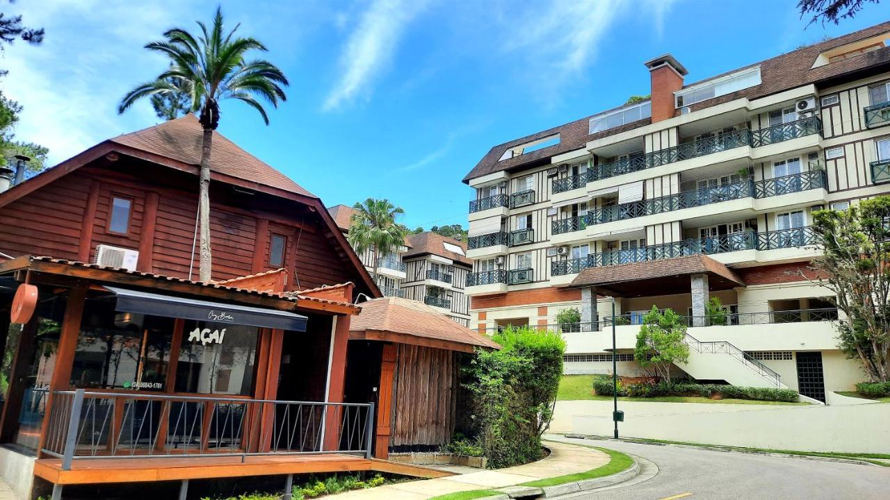 Estudio Itaipava - Granja Brasil - Flat Luxo 419 - Com Piscina Петрополис Экстерьер фото