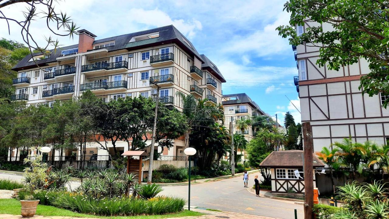 Estudio Itaipava - Granja Brasil - Flat Luxo 419 - Com Piscina Петрополис Экстерьер фото