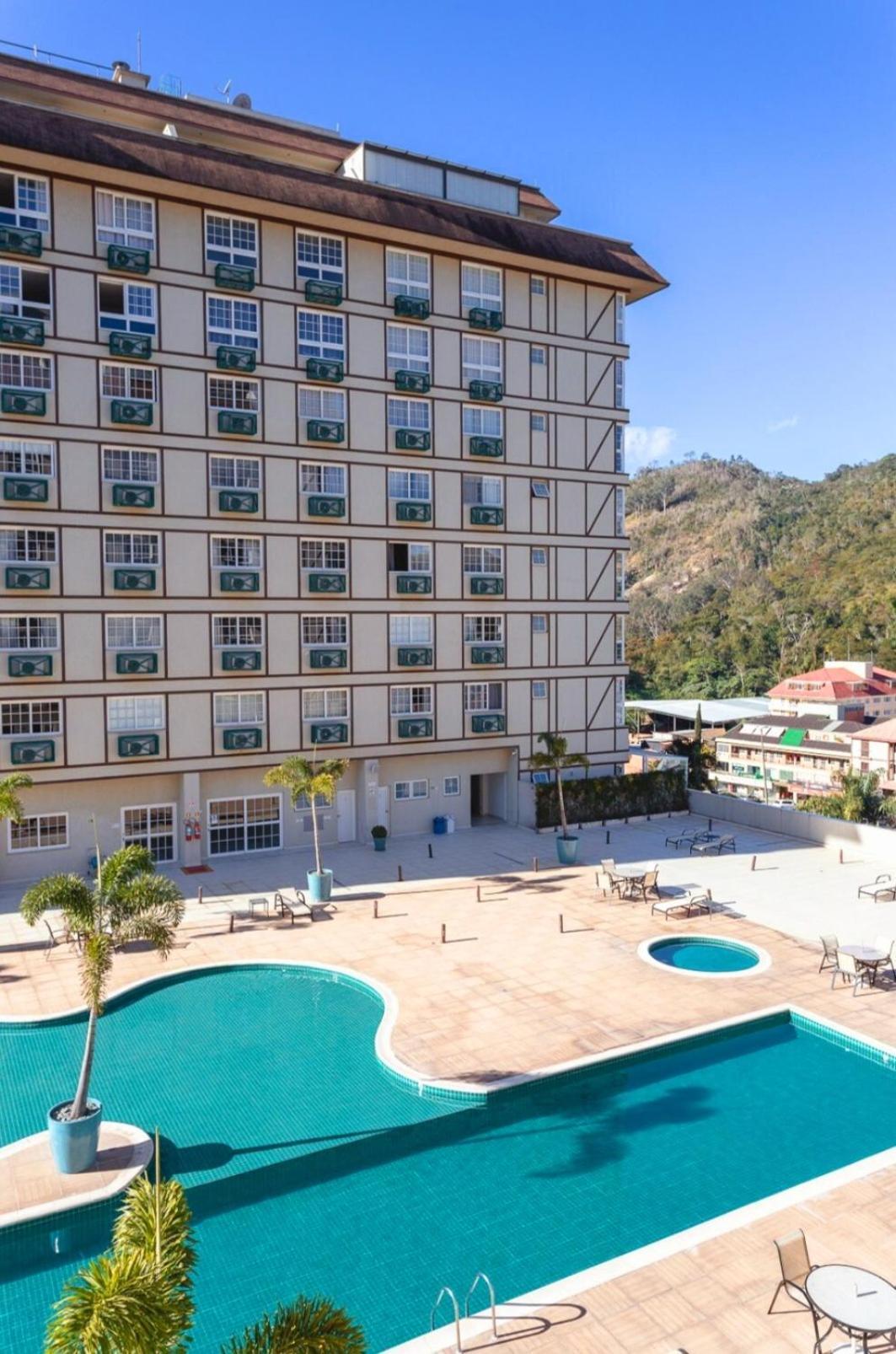 Estudio Itaipava - Granja Brasil - Flat Luxo 419 - Com Piscina Петрополис Экстерьер фото