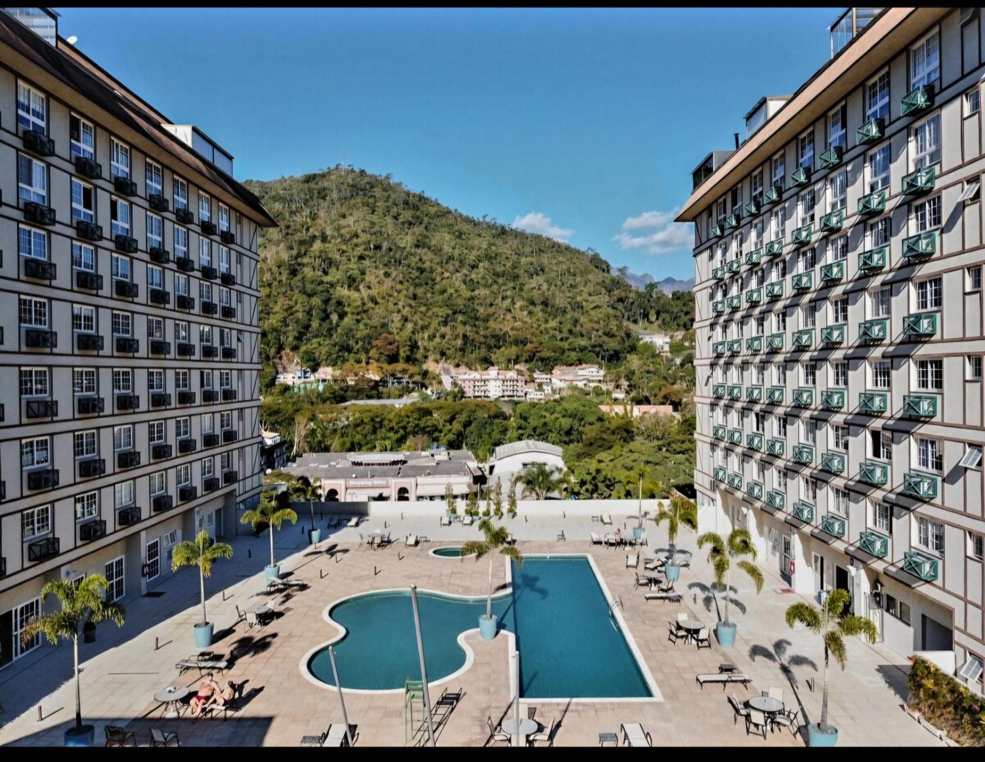 Estudio Itaipava - Granja Brasil - Flat Luxo 419 - Com Piscina Петрополис Экстерьер фото